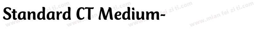 Standard CT Medium字体转换